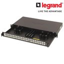 Legrand LIU of 24 LC Duplex Multi Mode Connectors For 48 Fibers