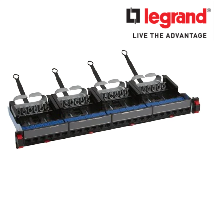 Legrand 24 Port Patch Panel With I/O