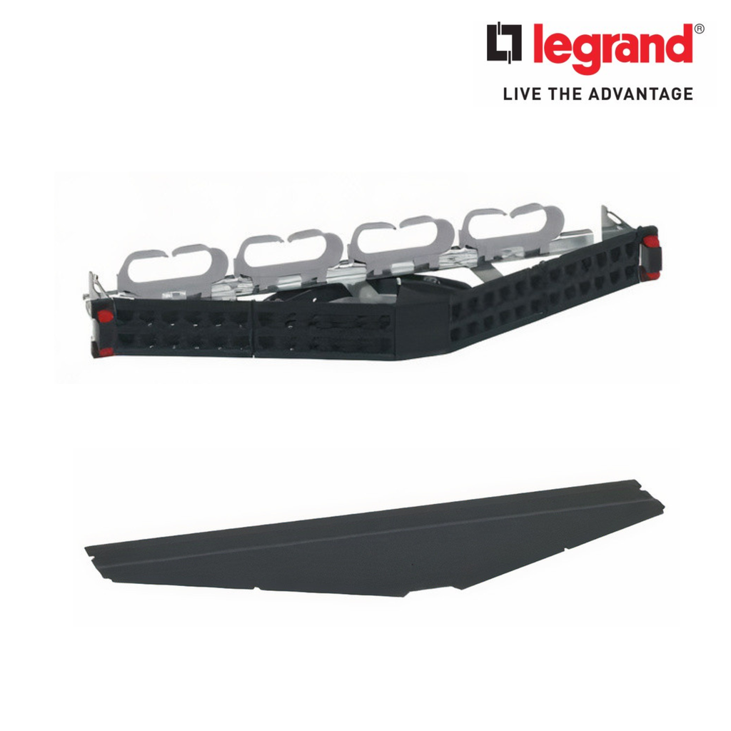 Legrand Angled Panel to be Equipped with Connectors & With Cover