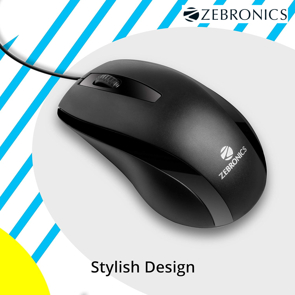 Zebronics Zeb-Alex Wired USB Optical Mouse