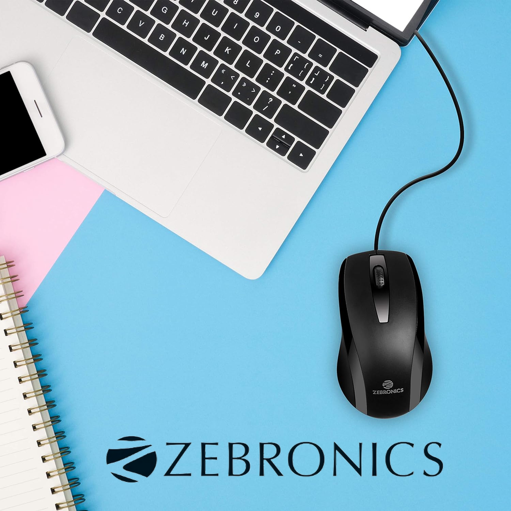 Zebronics Zeb-Alex Wired USB Optical Mouse