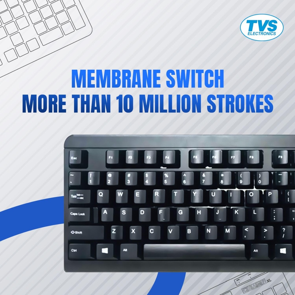 TVS ELECTRONICS Champ USB XL Keyboard