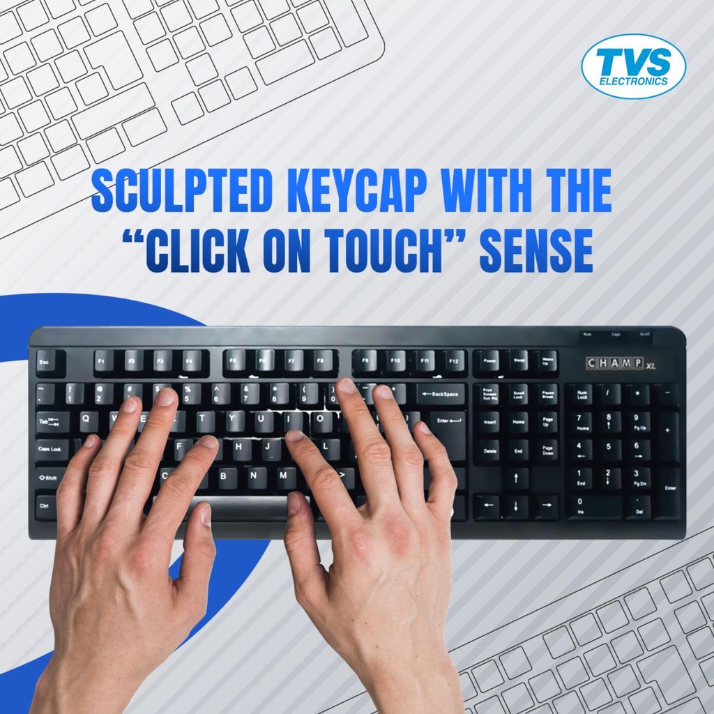 TVS ELECTRONICS Champ USB XL Keyboard