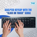 TVS ELECTRONICS Champ USB XL Keyboard