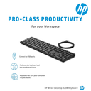 HP 320K Wired USB Desktop Keyboard