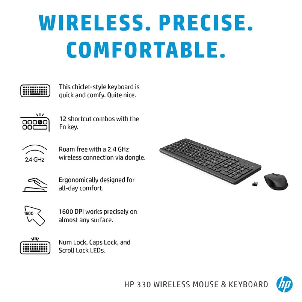 HP Wireless Keyboard and Mouse Combo 330