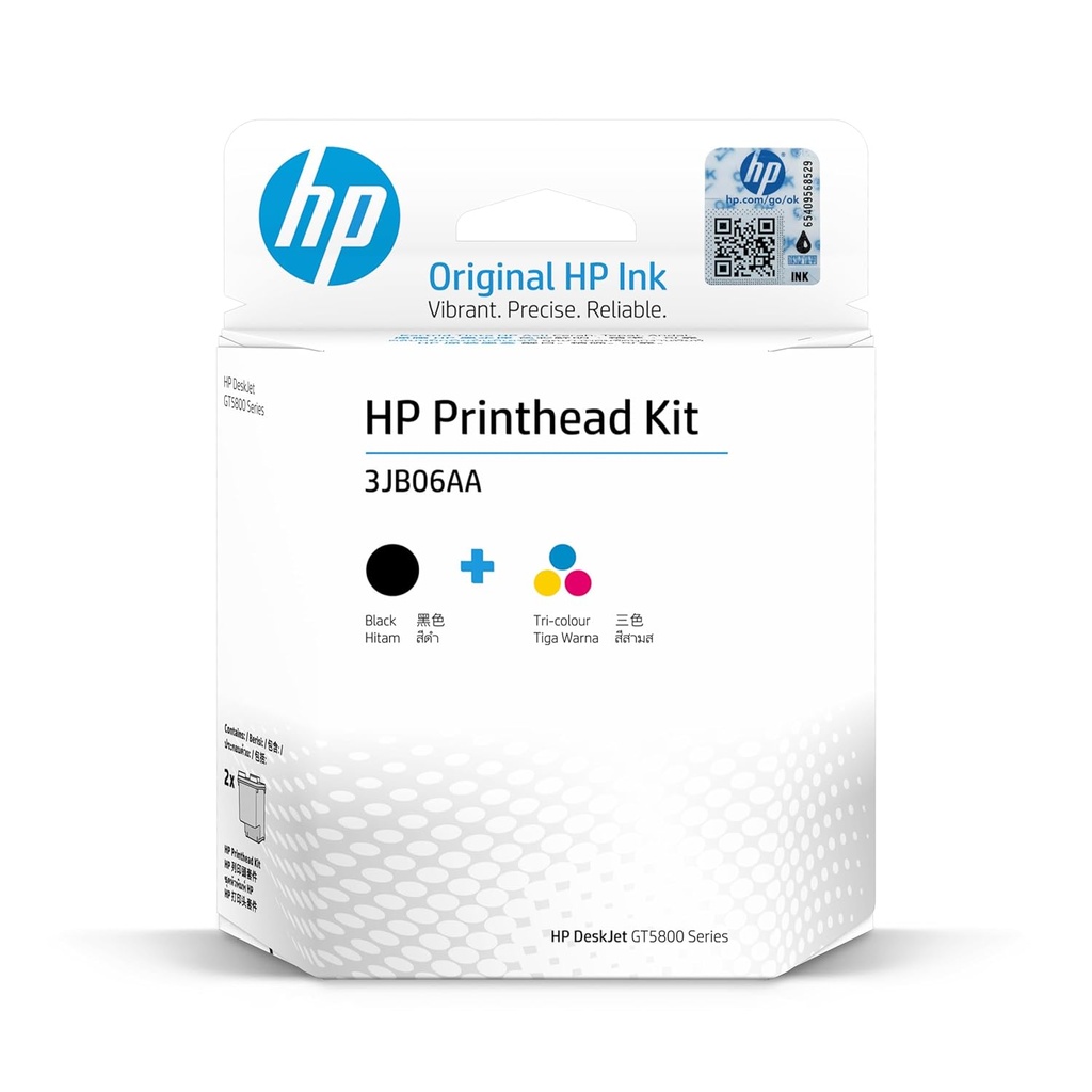 HP Black/Tri-Color Printhead Kit 3JB06AA Deskjet 5800 Series