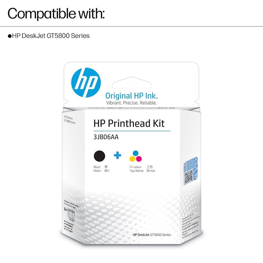 HP Black/Tri-Color Printhead Kit 3JB06AA Deskjet 5800 Series