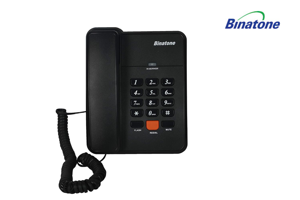 Binatone Spirit 111 Corded Landline Phone (Black)