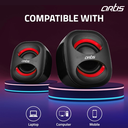 Artis Mini 2.0 USB Multimedia Speakers (Black)