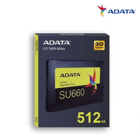 Adata SU660 512Gb SSD SATA 3D QLC