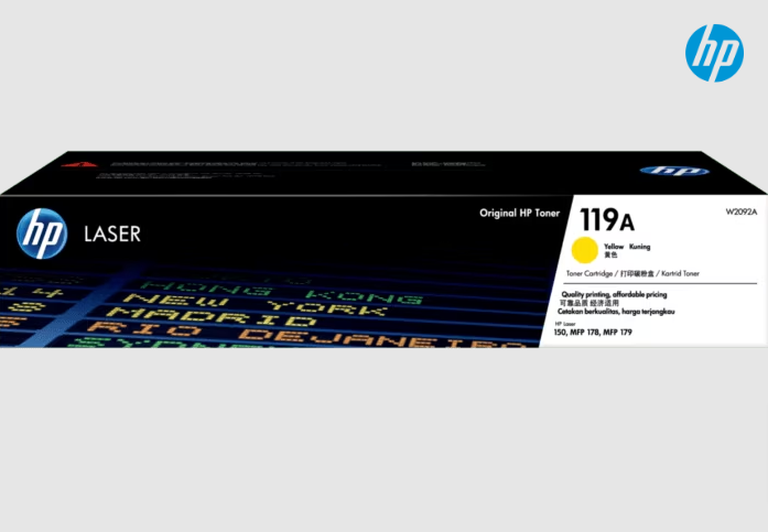 HP 119A Yellow Original Laser Toner Cartridge