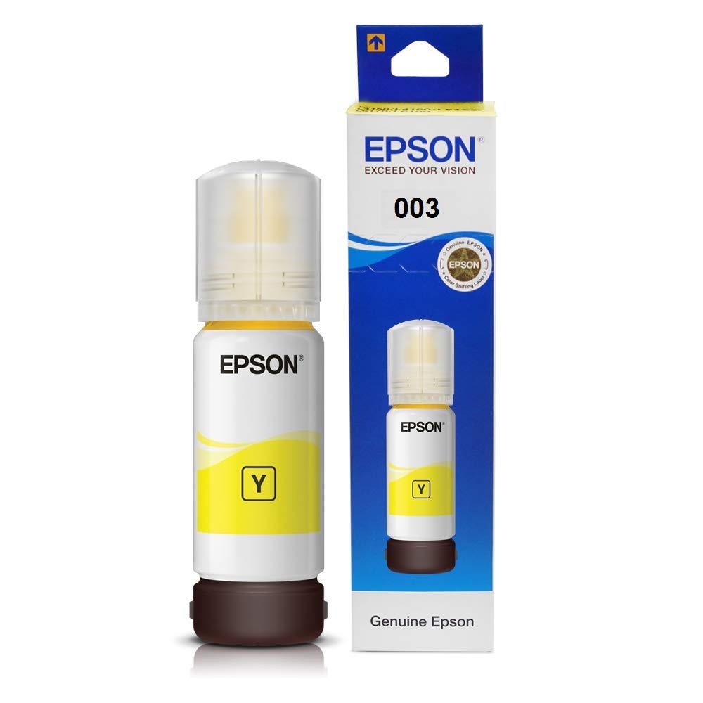 Epson 003 65ml Ink Bottle (Yellow)(Pack of 5)