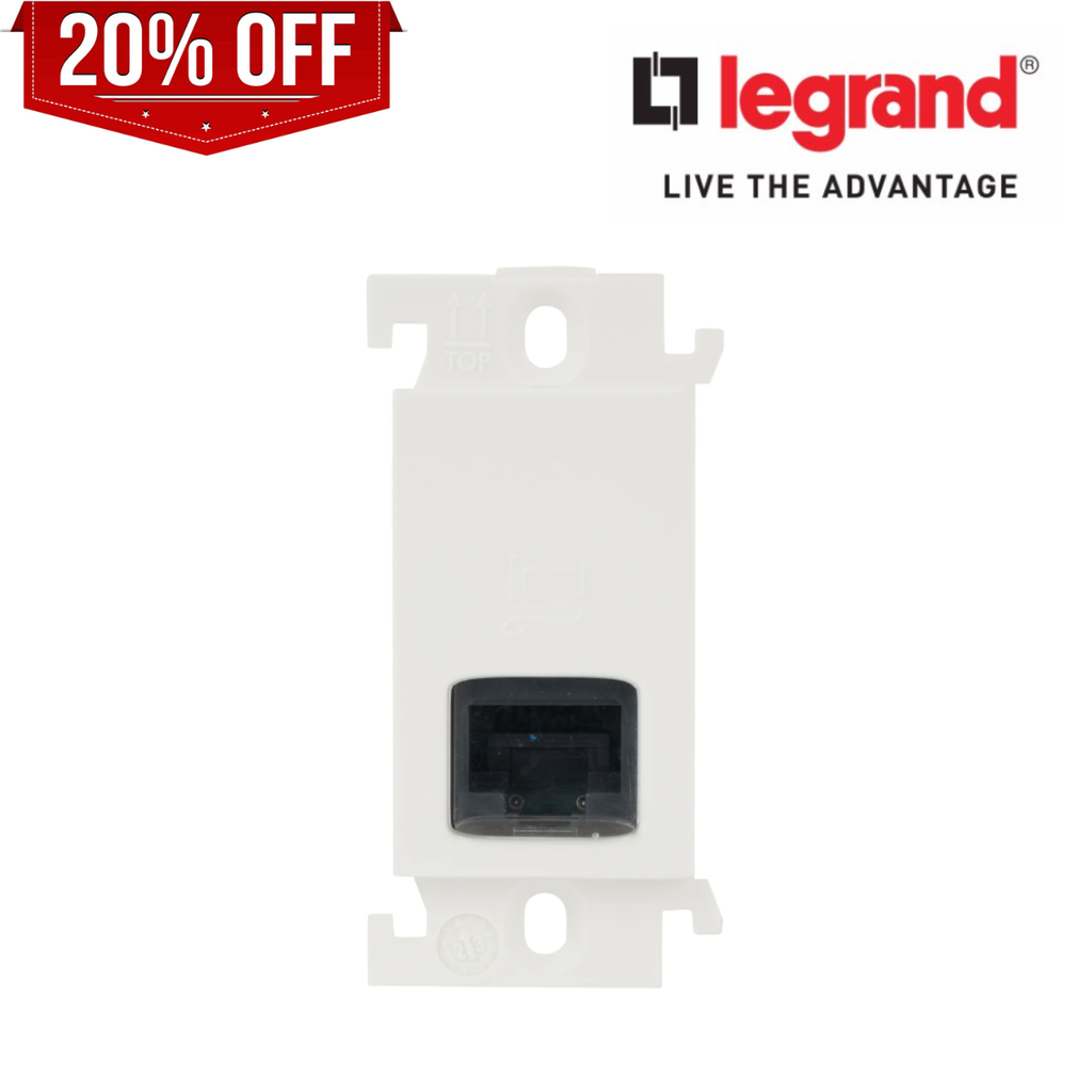 Legrand Mylinc RJ45 Socket CAT6 w/ Shutter(Pack of 5)