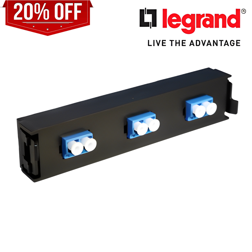 Legrand LC DUPLEX FOR 6 SINGLE MODE FIBERS(Pack of 5)