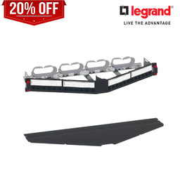 [033792+033758] Legrand Angled Panel to be Equipped with Connectors & With Cover