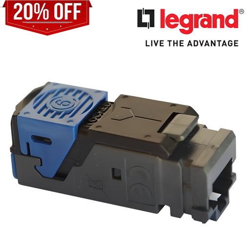 [033763] Legrand CONNECTORS RJ45 CAT 6 UTP