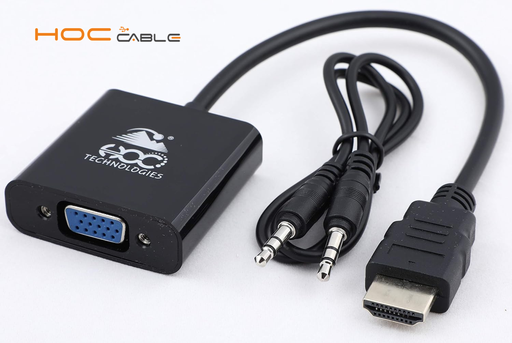 [HOC-HHV01] HOC HHV01 HDMI to VGA Converter with Audio(Pack of 5)