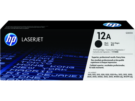 [Q2612A] HP 12A Black Original LaserJet Toner Cartridge