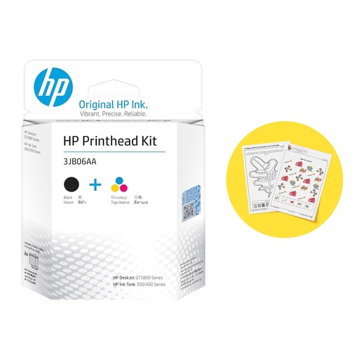 [3JB06AA] HP Black/Tri-Color Printhead Kit 3JB06AA Deskjet 5800 Series